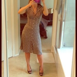 Silk retro BEBE dress